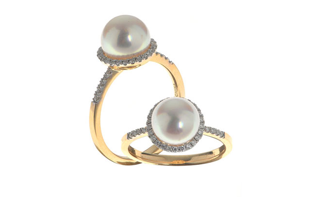 Imperial Pearls - halo-ring-916830A7.jpg - brand name designer jewelry in Coral Gables, Florida