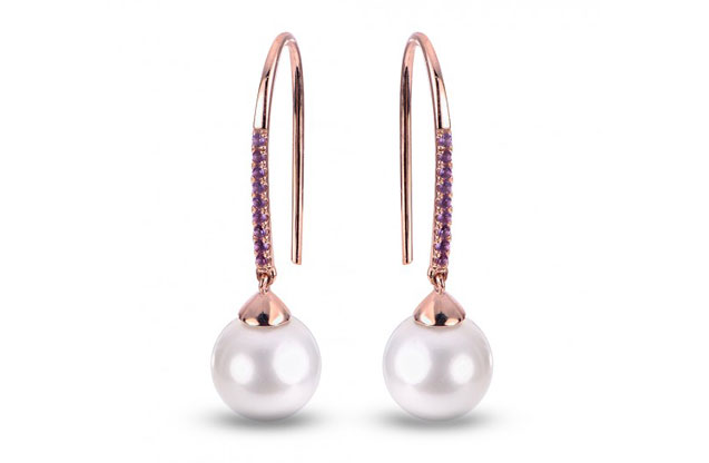 Imperial Pearls - rose-earrings-923611RG.jpg - brand name designer jewelry in Roxboro, North Carolina