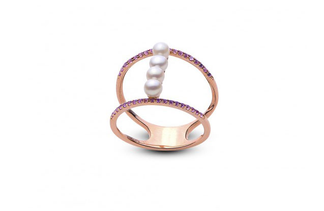 Imperial Pearls - rose-gold-amy-ring-918301RGAM.jpg - brand name designer jewelry in Woodward, Oklahoma