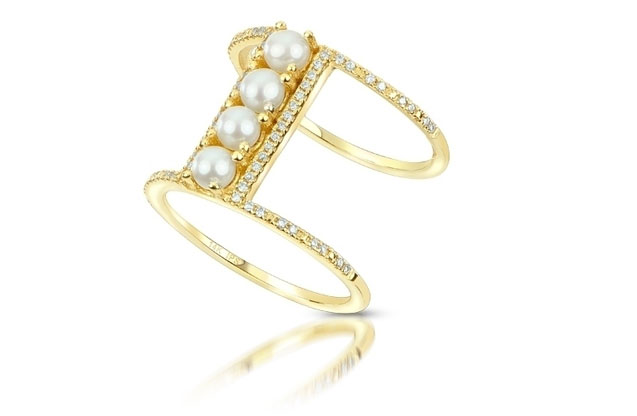 Imperial Pearls - seed-pearl-bar-ring-917119FW.jpg - brand name designer jewelry in Columbus, Nebraska