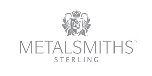 The Metalsmith Sterling hallmarks represent the highest standard silver the world over. Hallmarking, a British standard tradition, guarantees a linkage between ownership to the highest level of standards. The first hallmark represents the company Metalsmiths Sterling. The second represents the commonwealth, the birthplace of Metalsmiths Sterling. Sterling is the designation for the industry's highest standard of sterling silver. The crown represents the monarchy of the commonwealth, the level of respect to which we aspire to treat all of our valued customers.