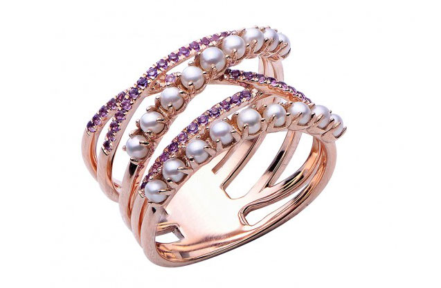 Imperial Pearls - rose-ring-918150rgam.jpg - brand name designer jewelry in Charleston, West Virginia